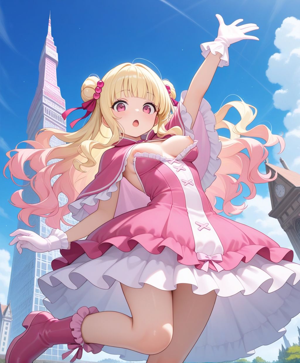 戦うヒロイン ピンク色の魔法少女 画像8