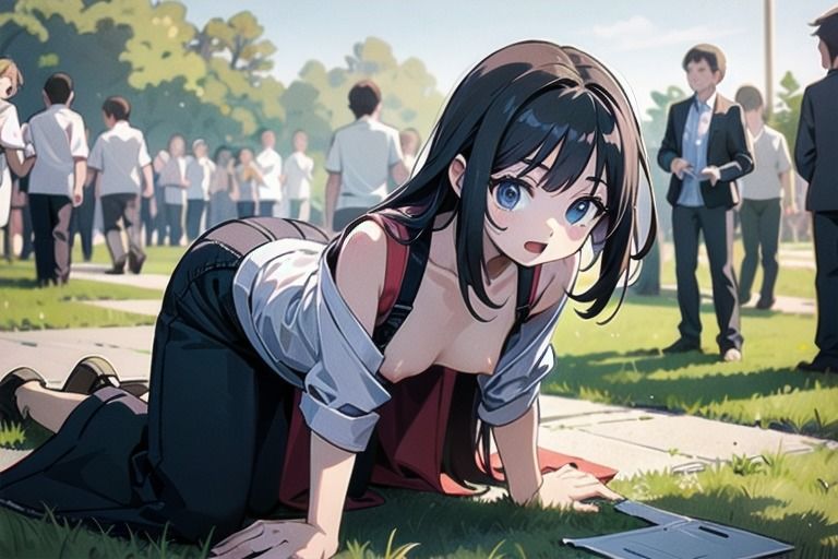 最新のトレンドはおっぱいまるだし？！和風ファッションな女の子達！2 画像3