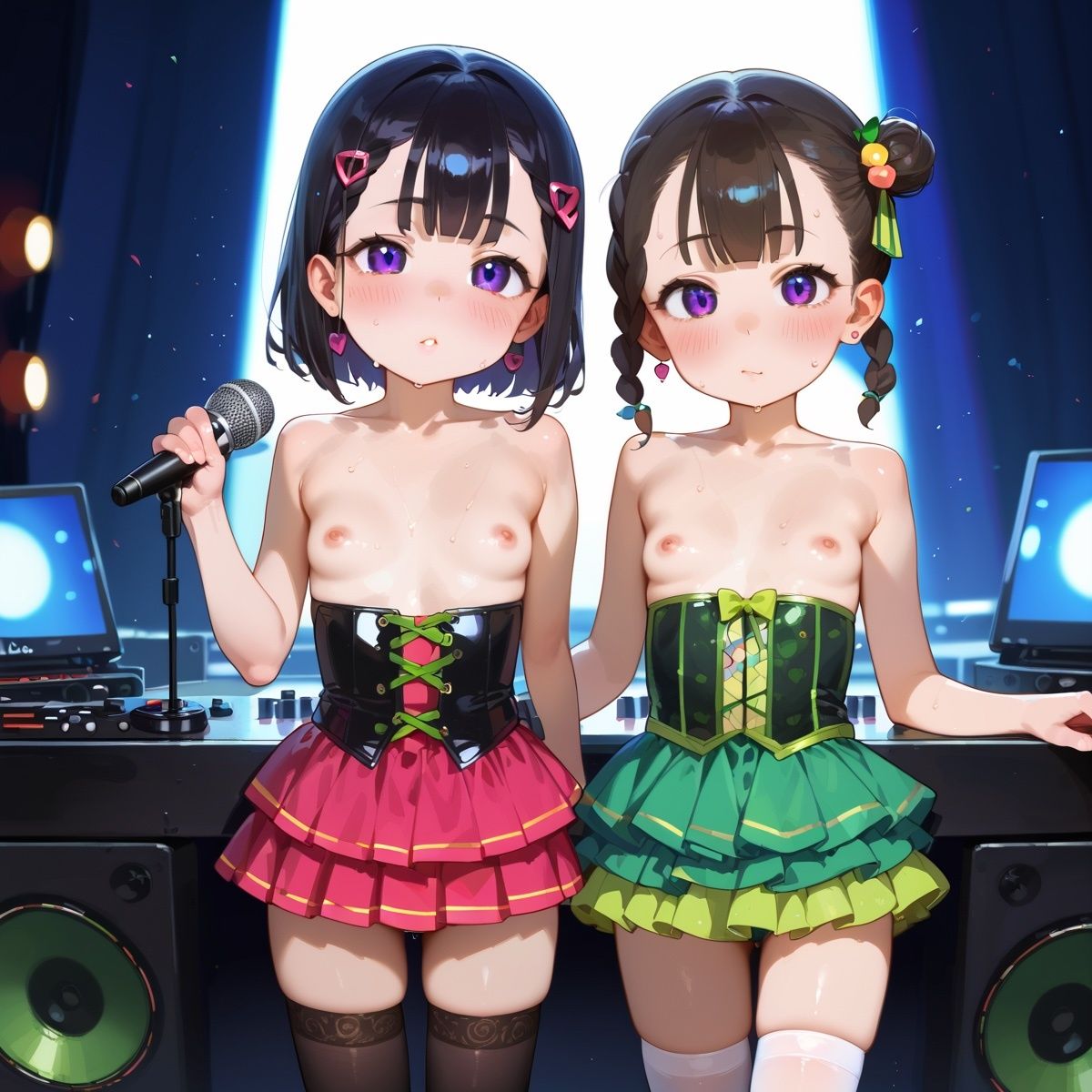 サンプル画像2:「秘密だよ？」―地下アイドルの性事情― 6【夢のロリセックス！200枚！】(ロリロリ堂) [d_613094]