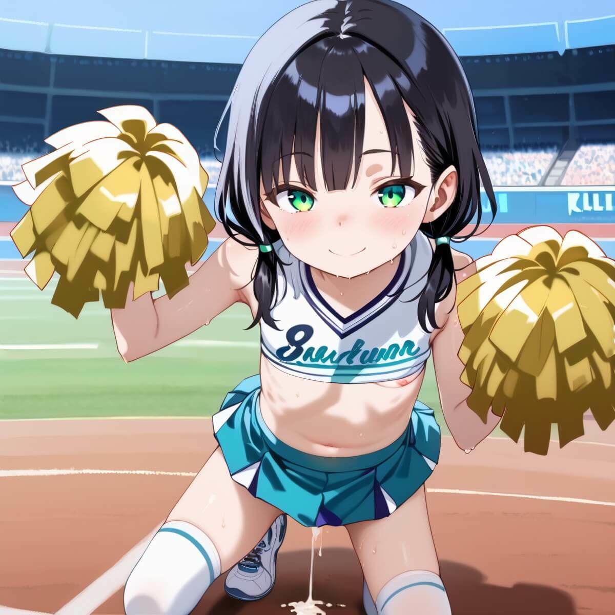 つるぺた学園チア部の全力応援195枚3