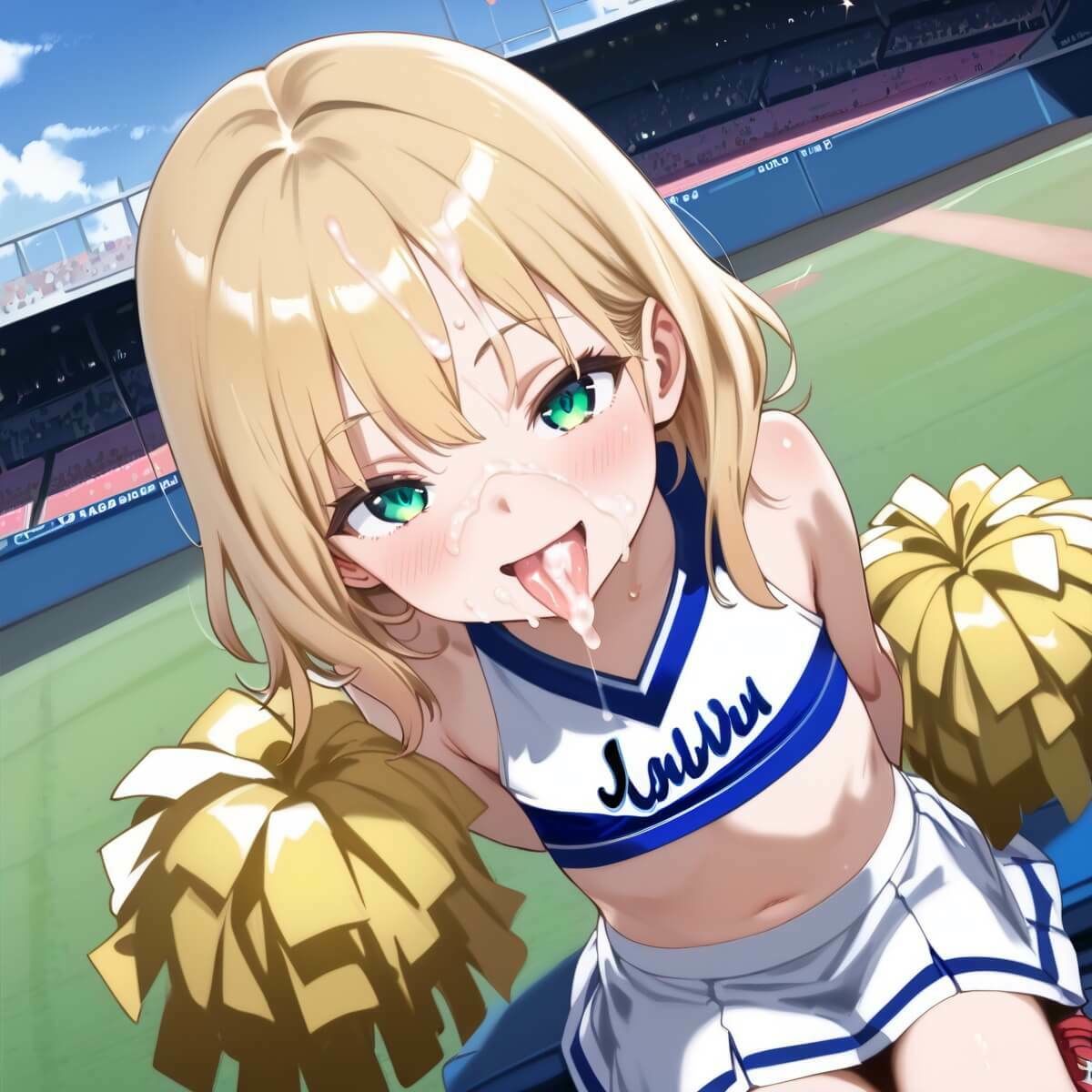 つるぺた学園チア部の全力応援195枚3