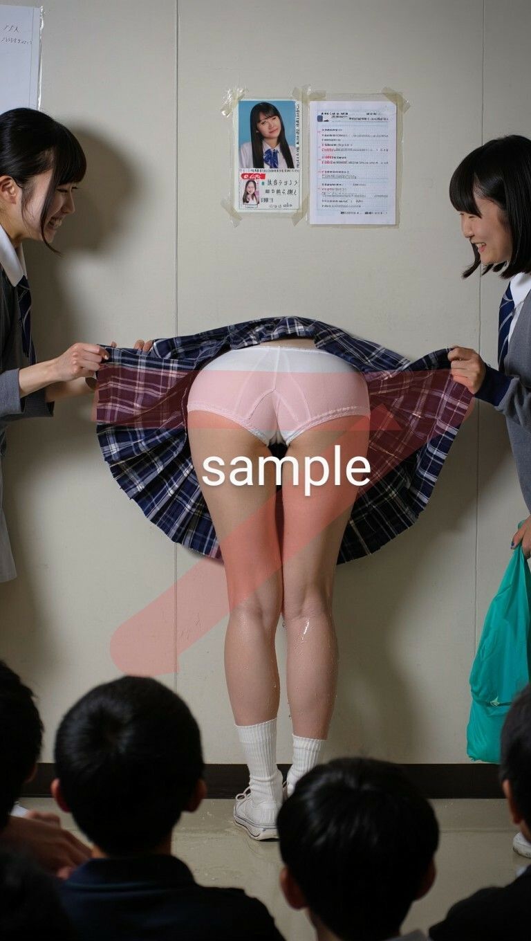 サンプル画像2:壁尻・壁埋めセレクションVol.1(リアルでおバカな羞恥シチュエーション製作所) [d_613210]