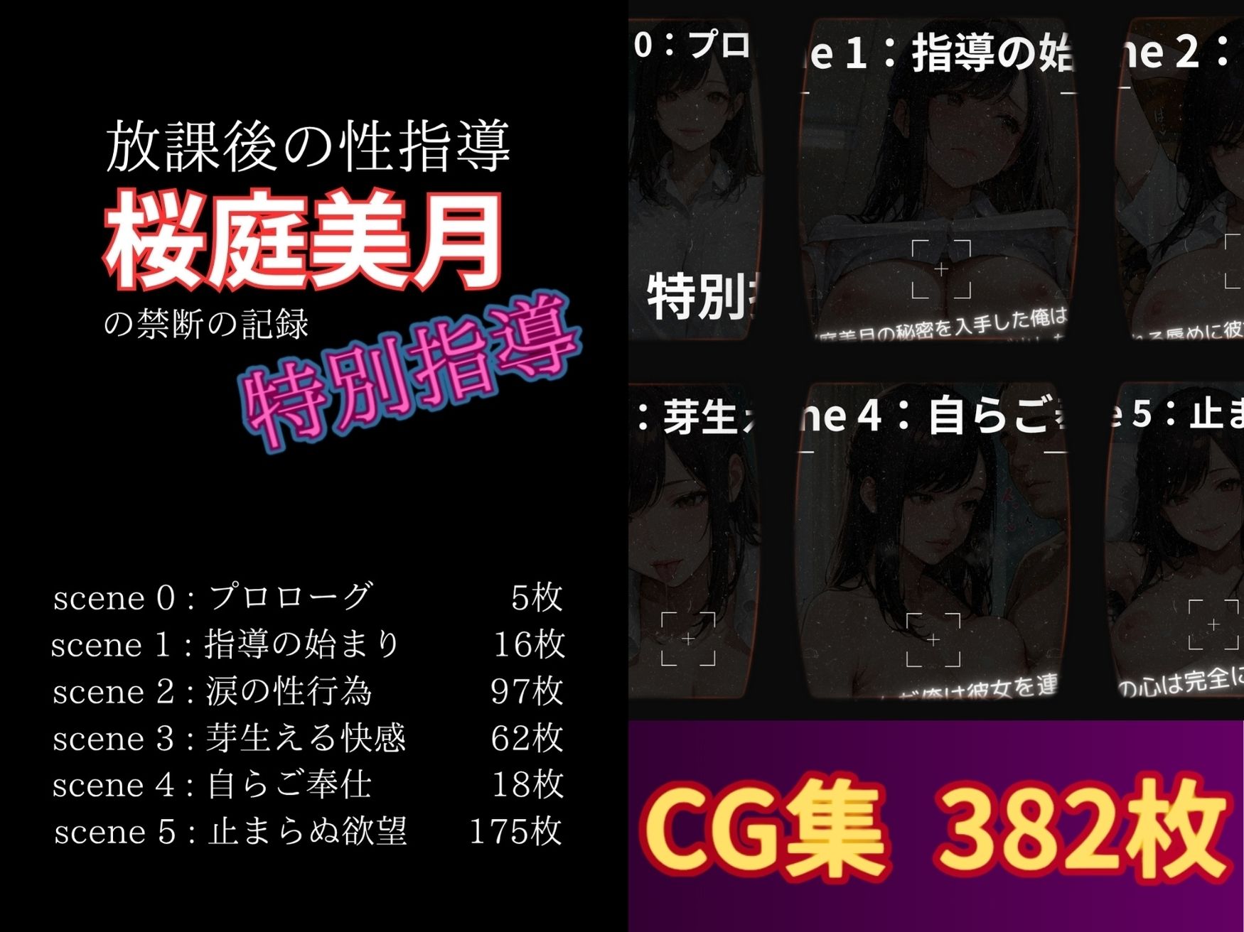 サンプル画像1:放課後の性指導 〜桜庭美月の禁断の記録-ハメ撮り(mapuememaru) [d_613289]