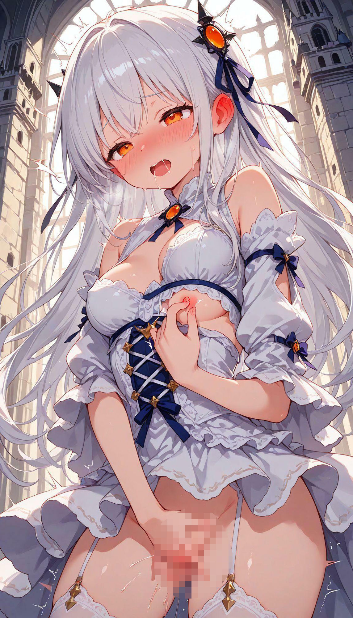 AIイラスト ｜ 白髪、自慰 ランダム生成 画像7