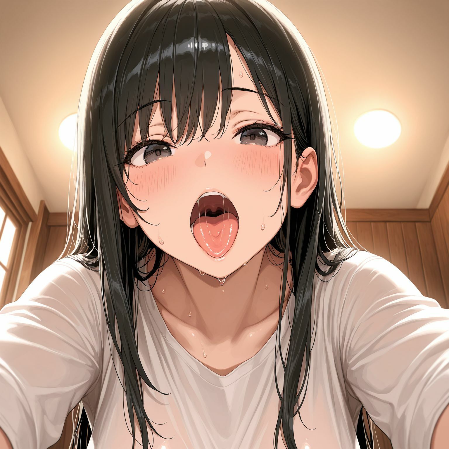 ビッチな爆乳制服女子〜3P温泉旅行！5
