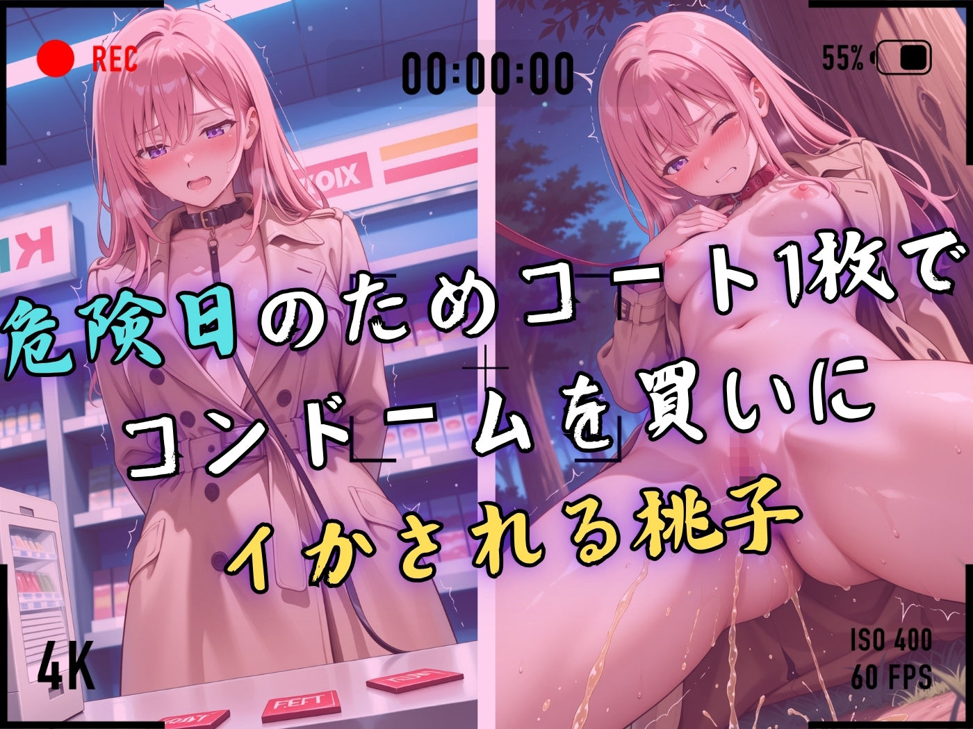 【4Kイラスト】1万3000人の生徒を抱いた校長による有村桃子への性指導(野外露出編) 画像4
