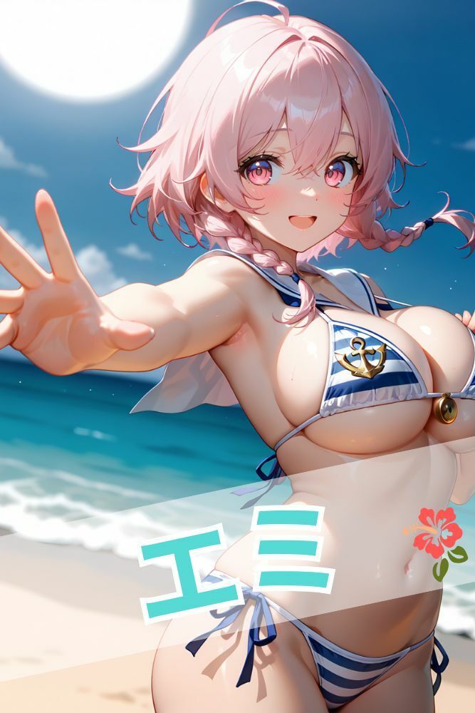 サンプル画像4:あやめの悩殺マイクロビキニ写真集【美少女水着コスプレ風】(きゃんでぃタイム) [d_613365]