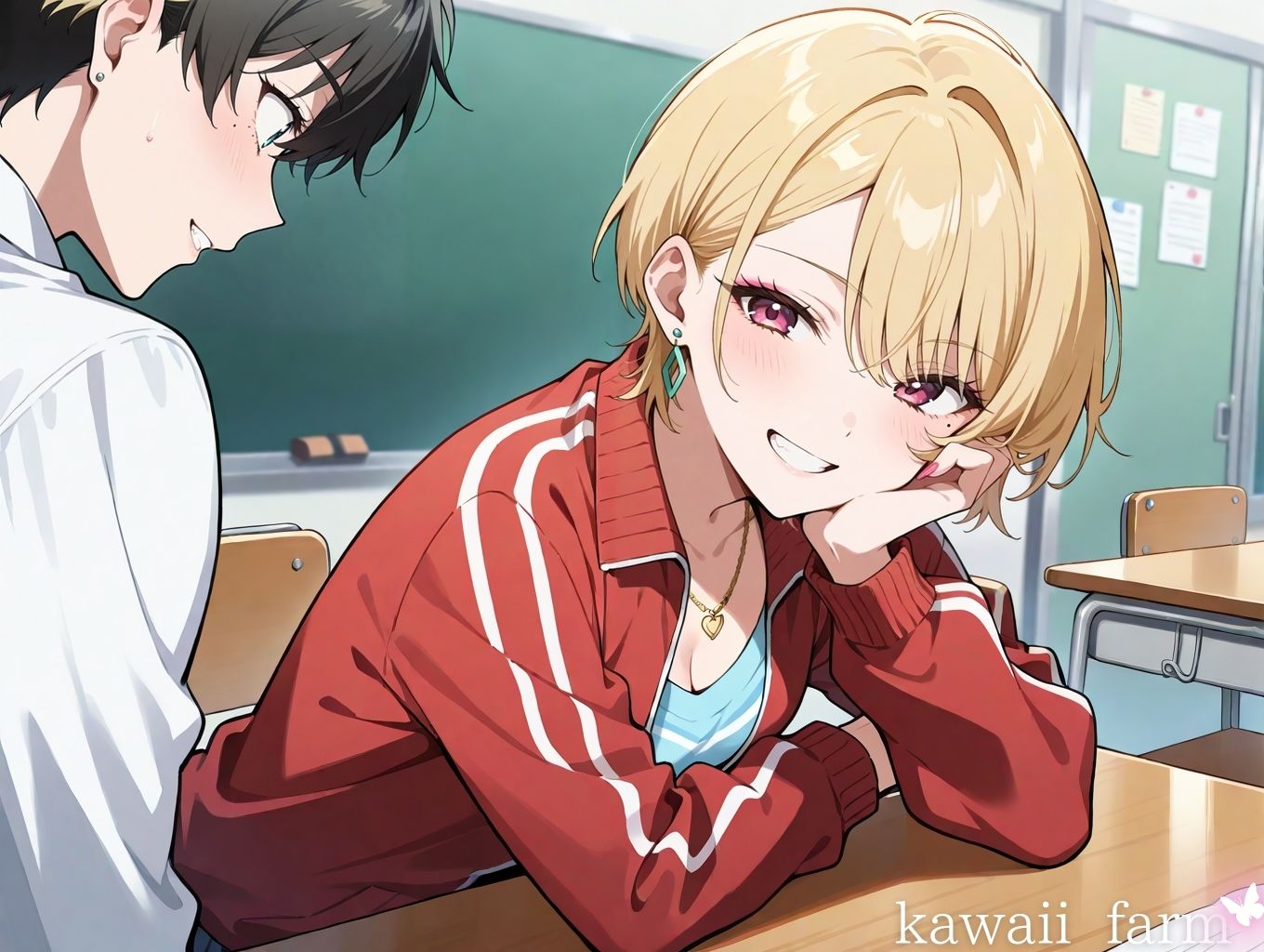 サンプル画像3:性欲まみれ   金髪白ギャル(かわいいファーム) [d_613379]