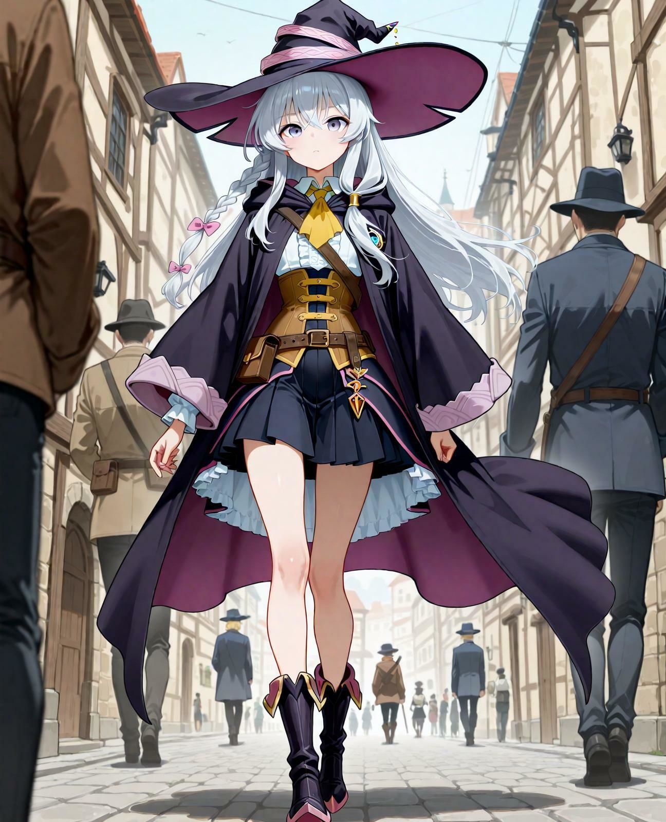 エレイナ vs 赤くて恐ろしいオーガ 画像1