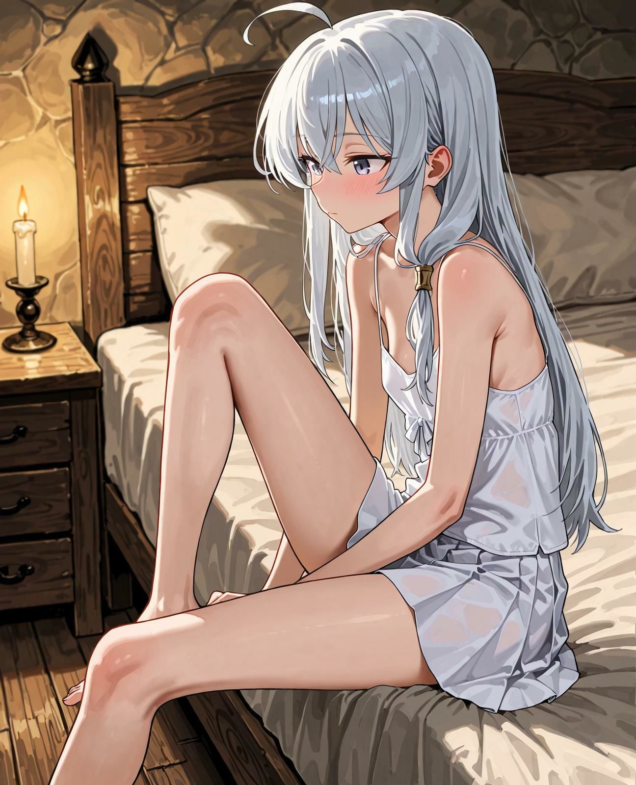 エレイナ vs 赤くて恐ろしいオーガ 画像3