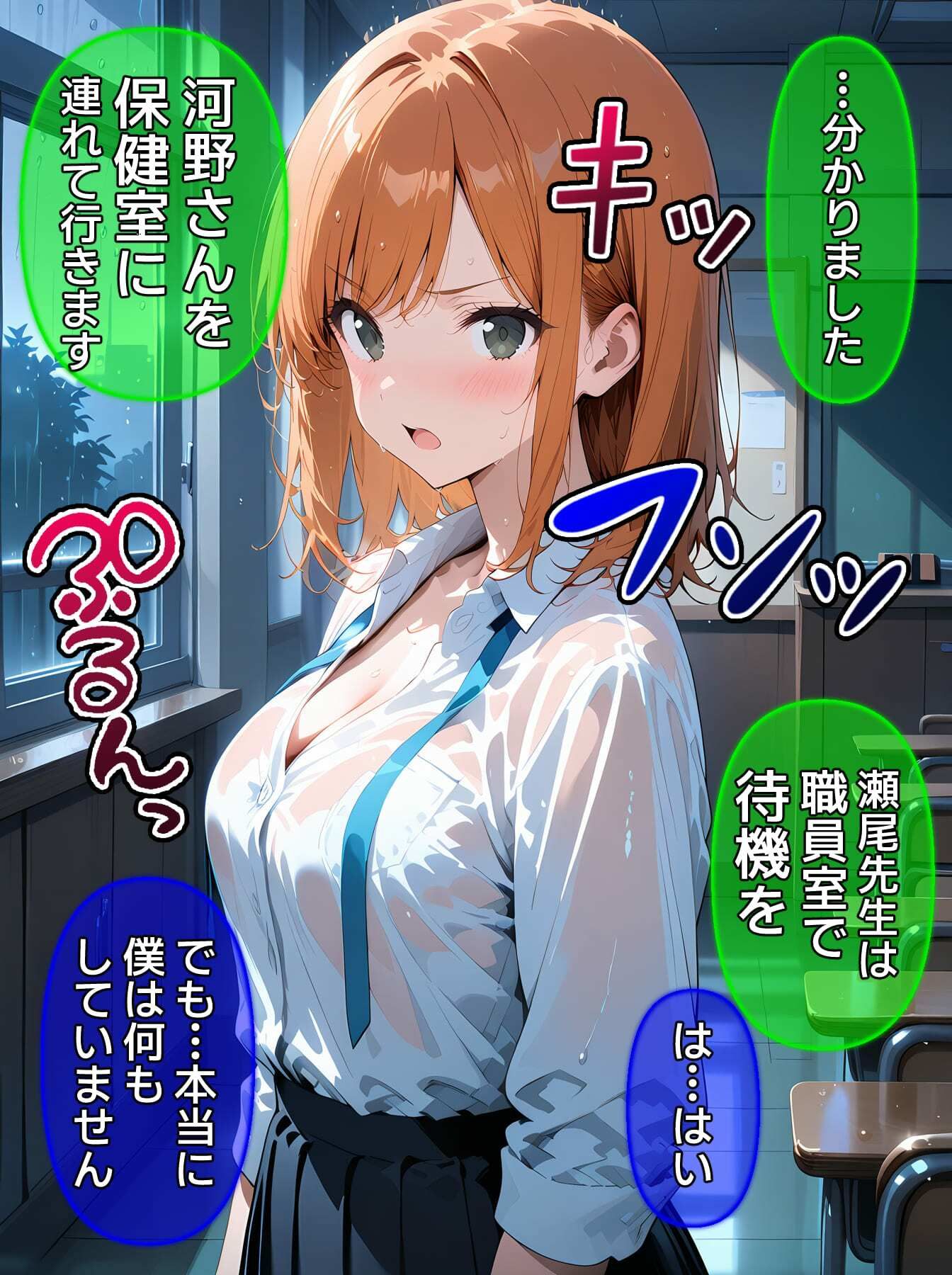 【CG】びしょ濡レ●プ11 画像6