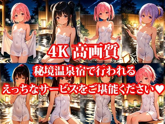 秘境温泉宿 ちっぱい美女たちの秘密のえっちな混浴サービス 画像1