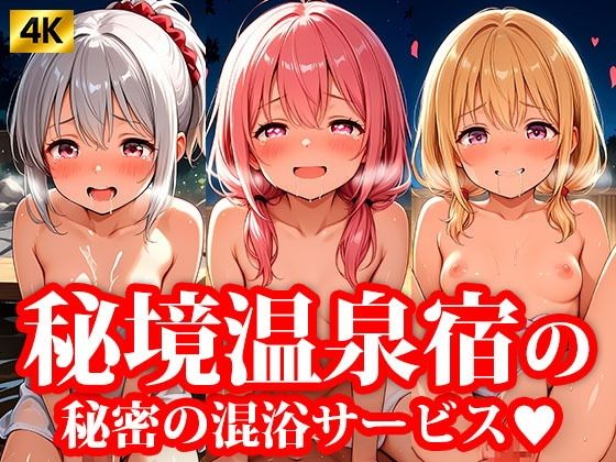 秘境温泉宿 ちっぱい美女たちの秘密のえっちな混浴サービス【楽園美女】