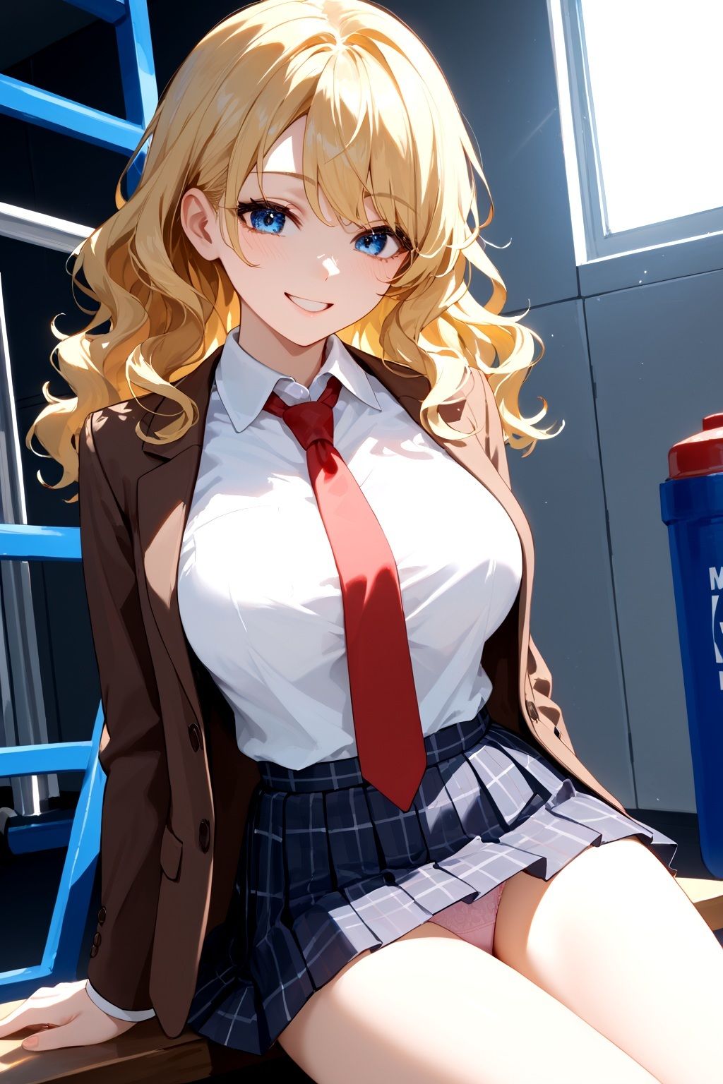 サンプル画像2:ハレンチ学園にようこそ！〜JKとドキドキ体験を楽しむ特別な時間！〜汗とフェロモンの体育館倉庫〜パート4(ちゃっぷす) [d_613559]