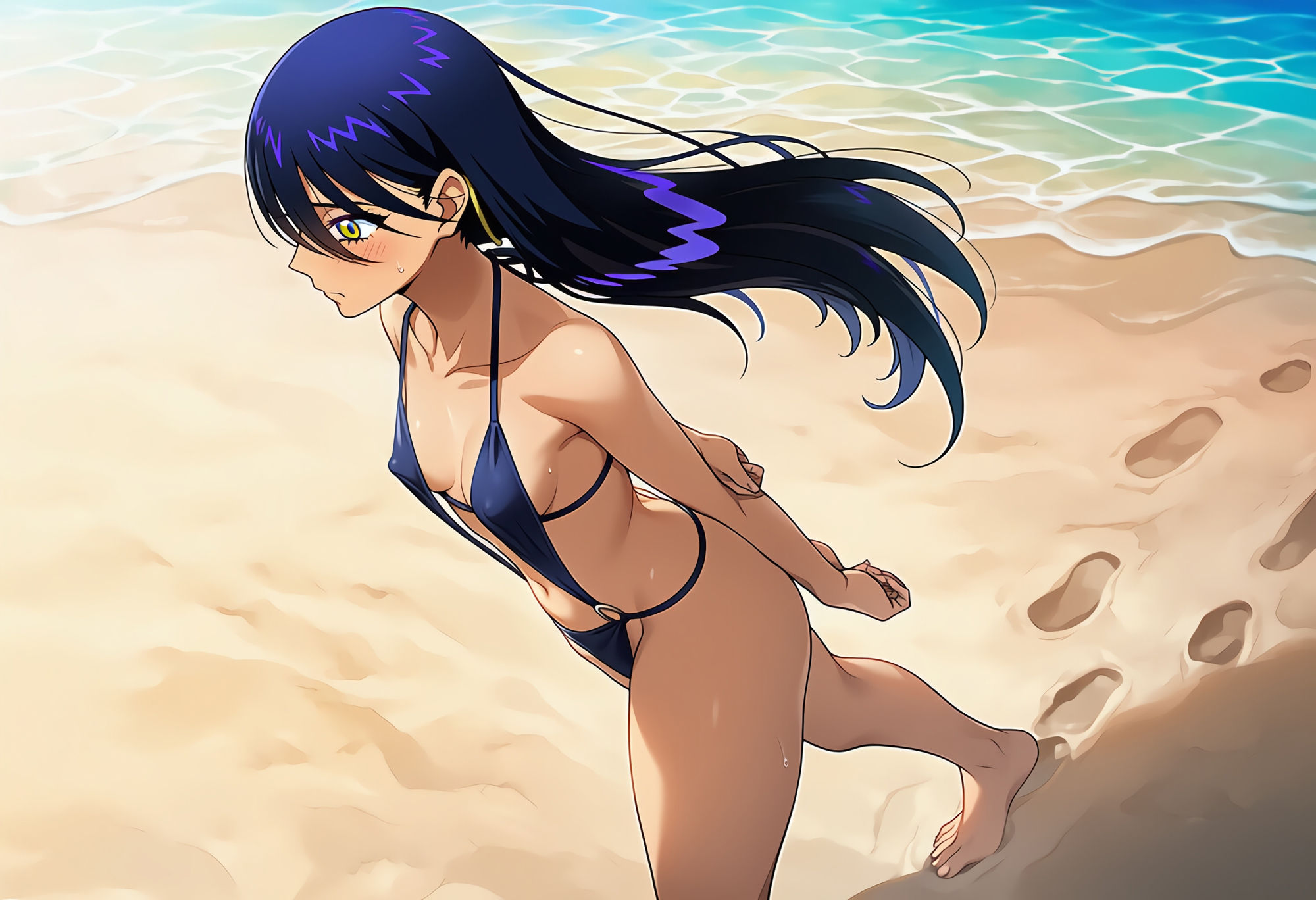 サンプル画像5:ニャ〇ンとコ〇リ少尉の聖水！(流水の館) [d_613574]