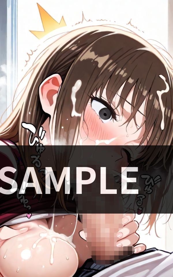 サンプル画像2:学園アイドルの 限界チャレンジ！男子たちの 精液が止まらない 口内＆顔射パレード(月影ロマンス工房) [d_613648]