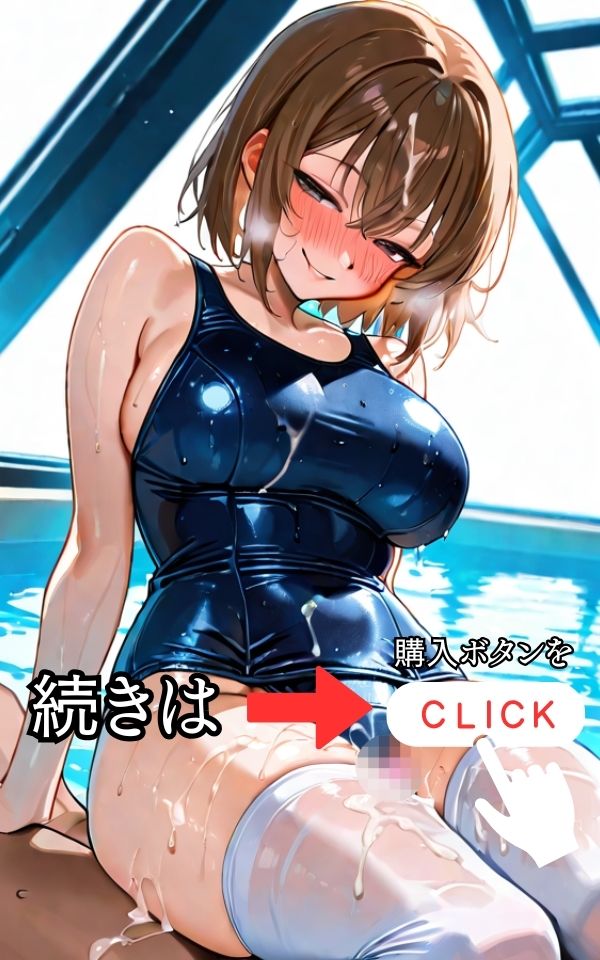 膝コキ天国 放課後のプールサイドで スク水女子に 搾られまくり！ 画像6