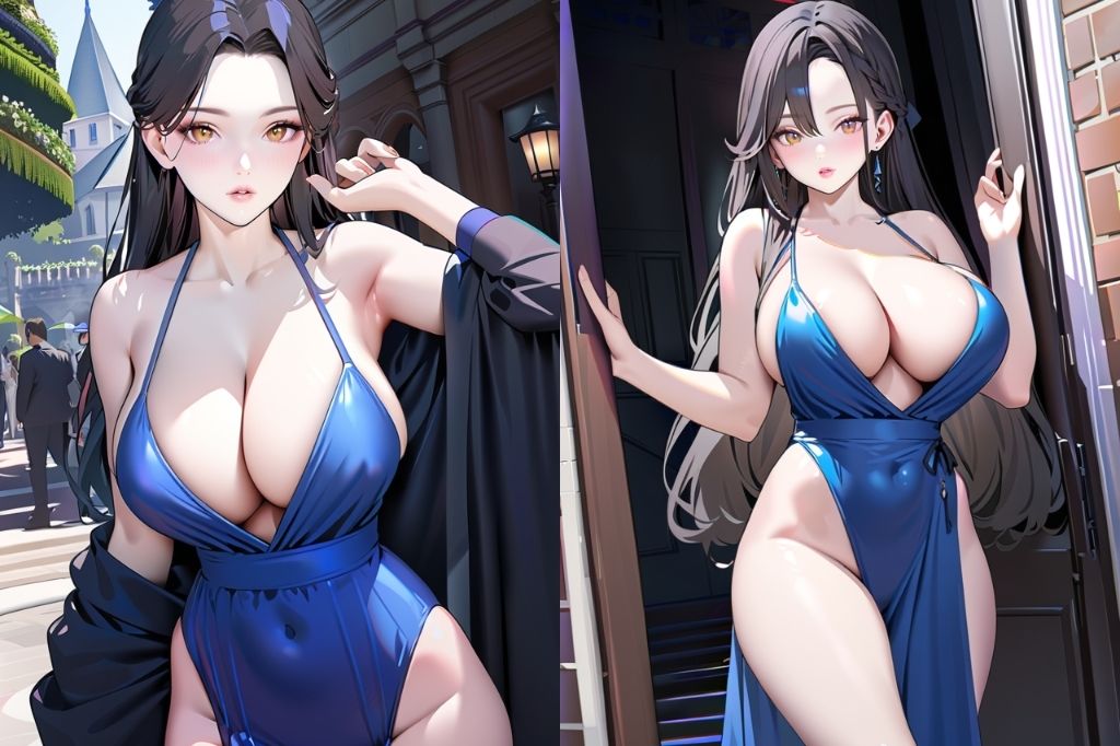 巨乳のドレス美女vol.2 画像2
