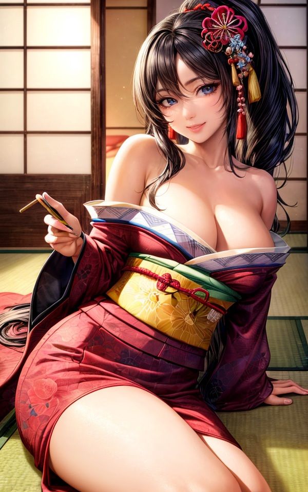 サンプル画像1:湯けむりで火照り疼く女将の艶顔1(ぽにょっぷる) [d_613787]