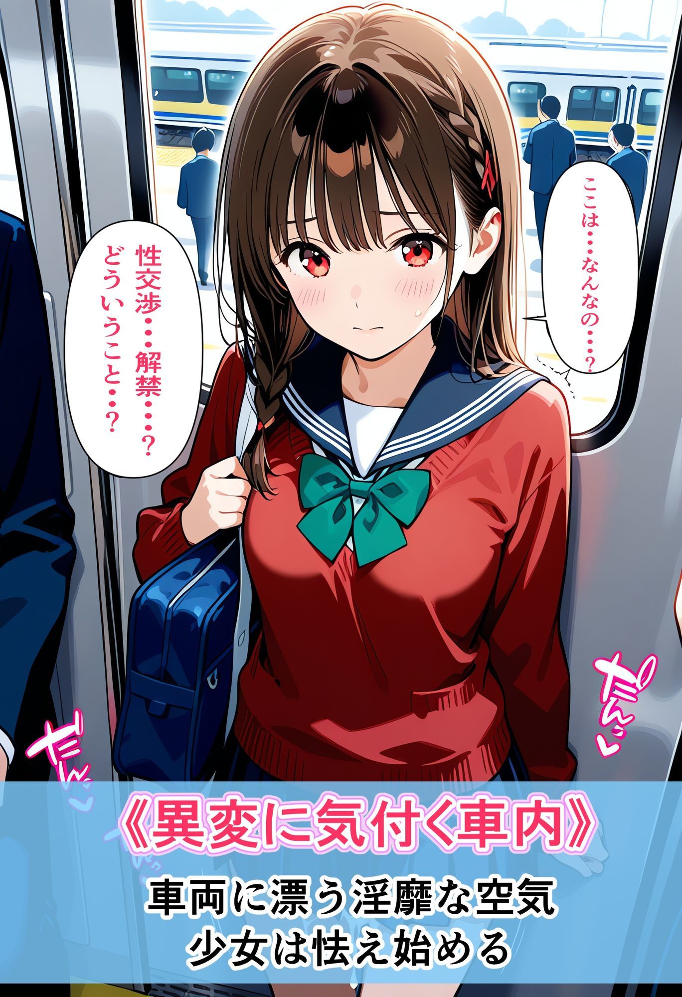 サンプル画像2:電車の中で…4〜衝撃の車両〜(タイパッチョ) [d_613813]