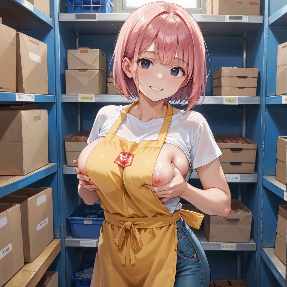 サンプル画像3:倉庫バイトが神すぎた！！〜エロエロバイトお姉さんと一緒！〜3【厳選CG220枚収録】(イシュタルの星) [d_613818]