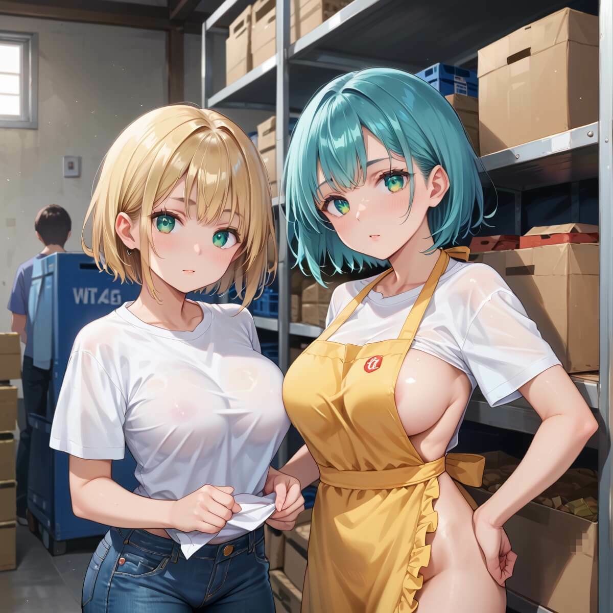 サンプル画像5:倉庫バイトが神すぎた！！〜エロエロバイトお姉さんと一緒！〜3【厳選CG220枚収録】(イシュタルの星) [d_613818]