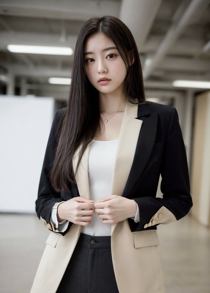 サンプル画像1:【美女名録】vol8.7  秘書の誘惑。冷たくても、惹かれてしまう。 199枚  【AIグラビア写真集】(AI美女制作参謀本部4課) [d_613842]