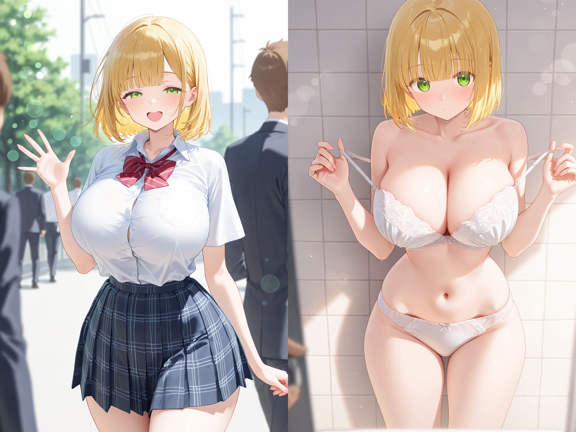 名門！ばくにゅう女子マネの性処理管理術3_ボブカット編 画像1