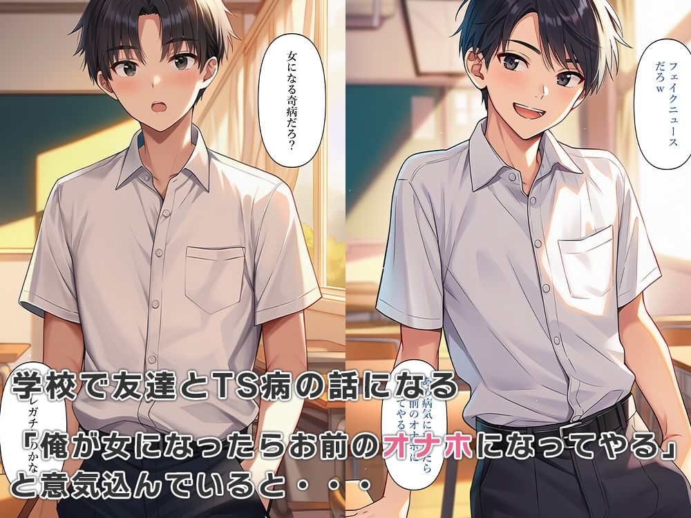 僕は女体化し友達のオナホになる 画像2