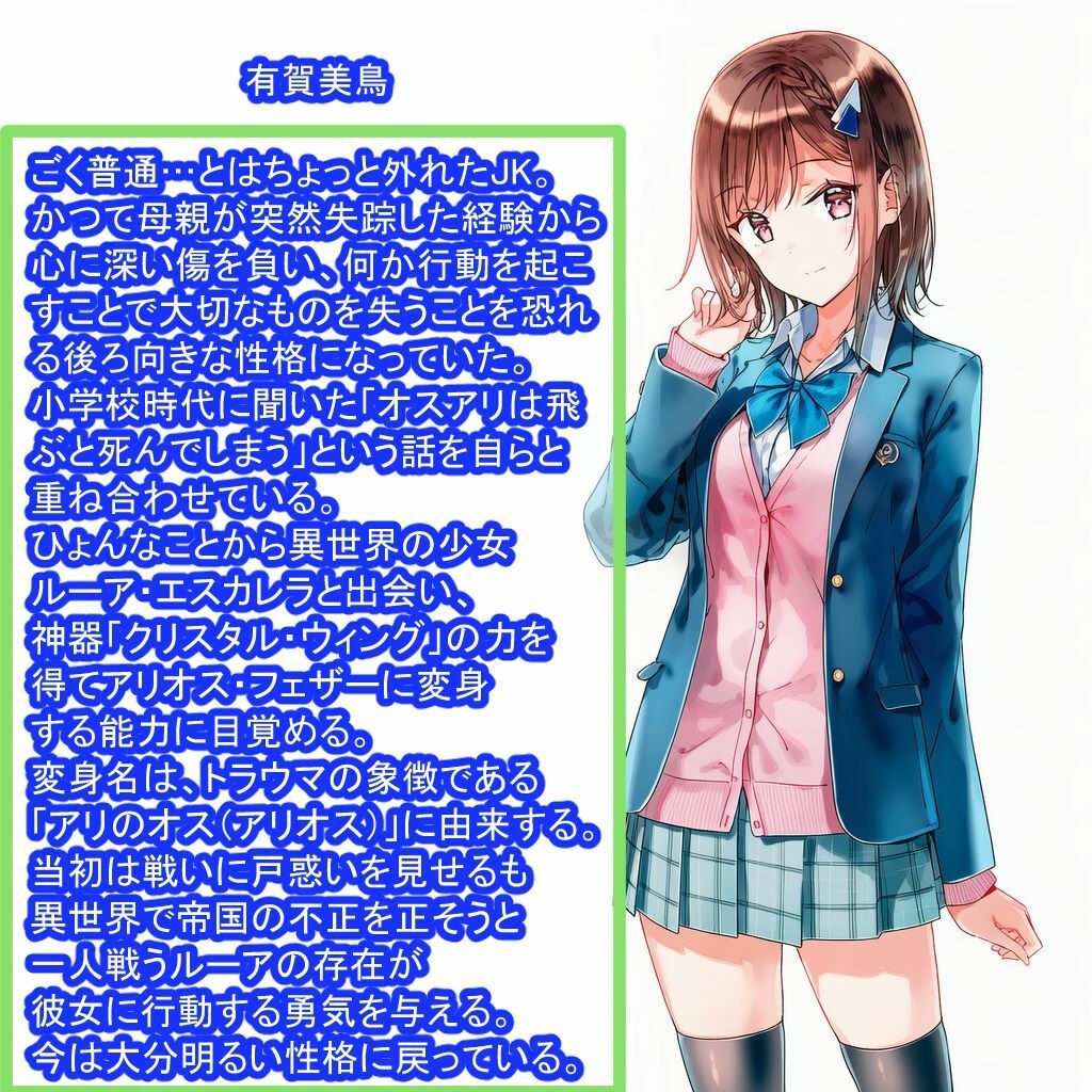 サンプル画像1:変身ヒロイン アリオス・フェザーの苦難(ハルホープ) [d_613865]