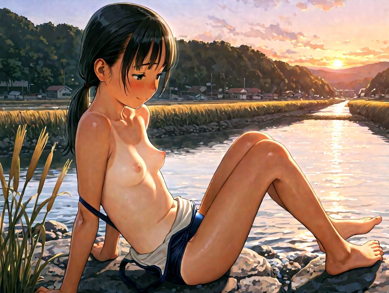 サンプル画像5:キャラ イメージ集 日焼 さん(shirogitune) [d_613897]