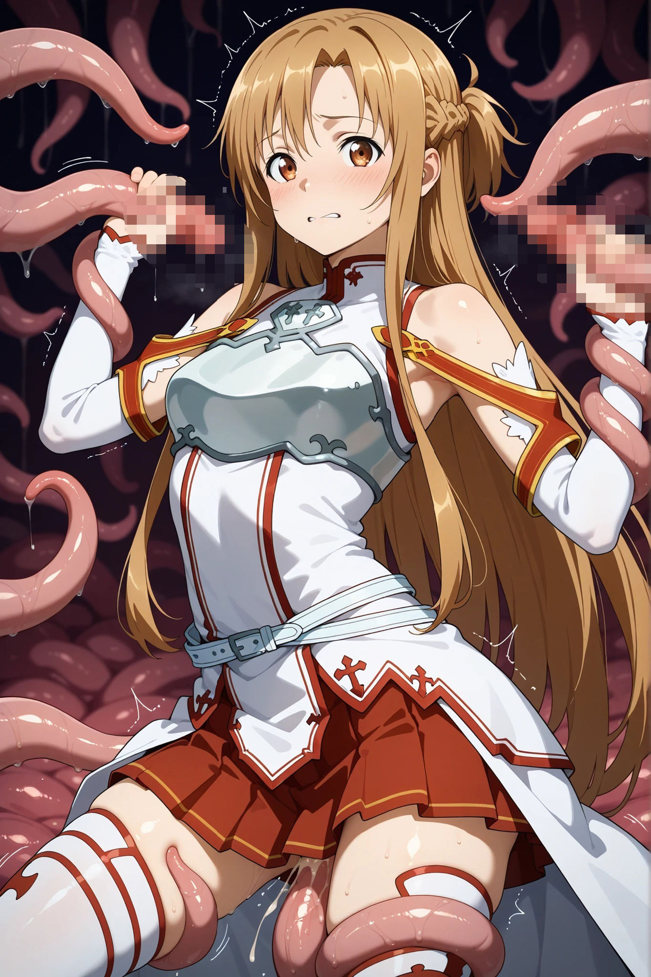 サンプル画像2:ア〇ナ  触手モンスターに襲われる(HKMアート) [d_613981]