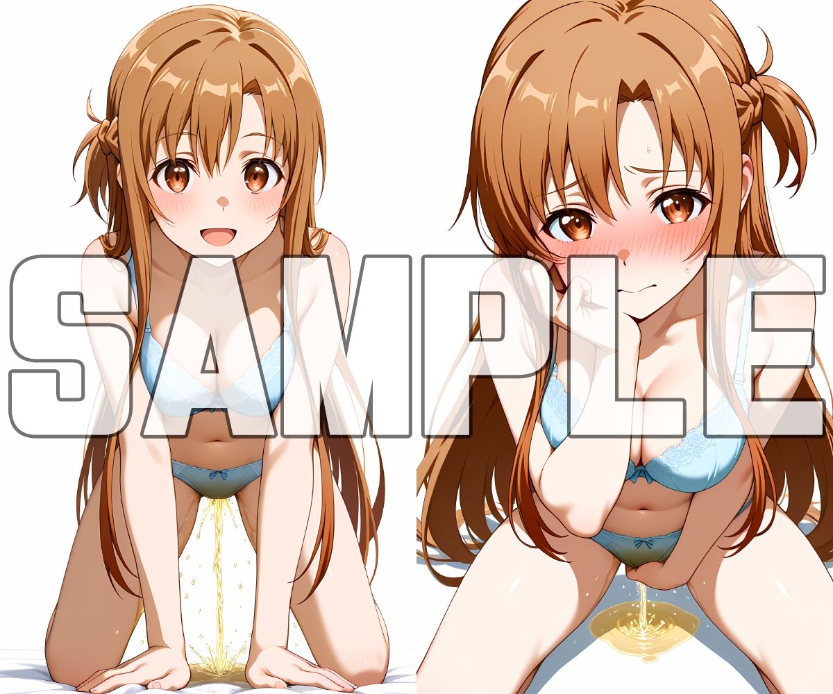 サンプル画像2:オモシューAI おしっこお漏らしするヒロイン【ア〇ナ編】(牡丹桜) [d_614085]