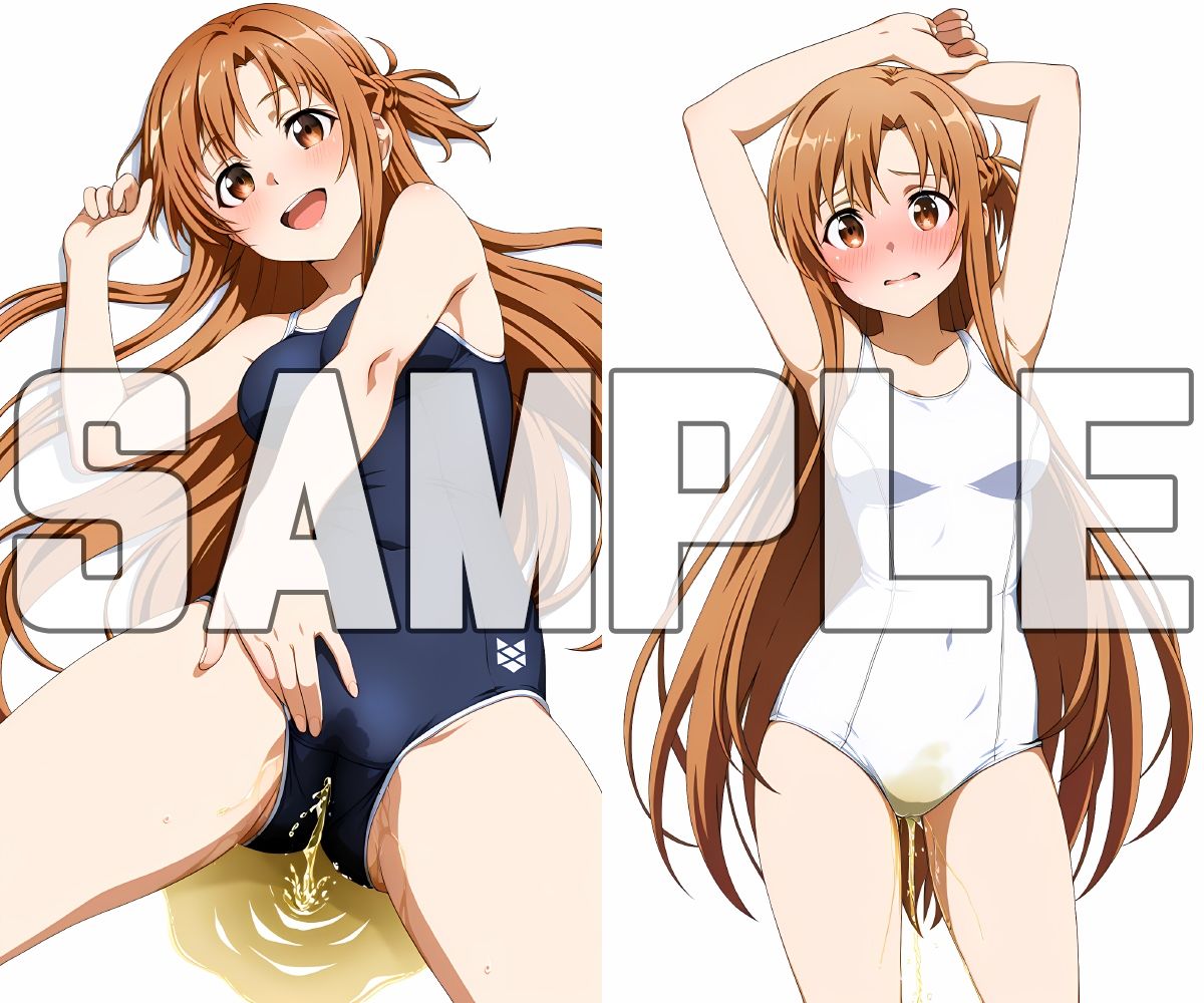 サンプル画像4:オモシューAI おしっこお漏らしするヒロイン【ア〇ナ編】(牡丹桜) [d_614085]