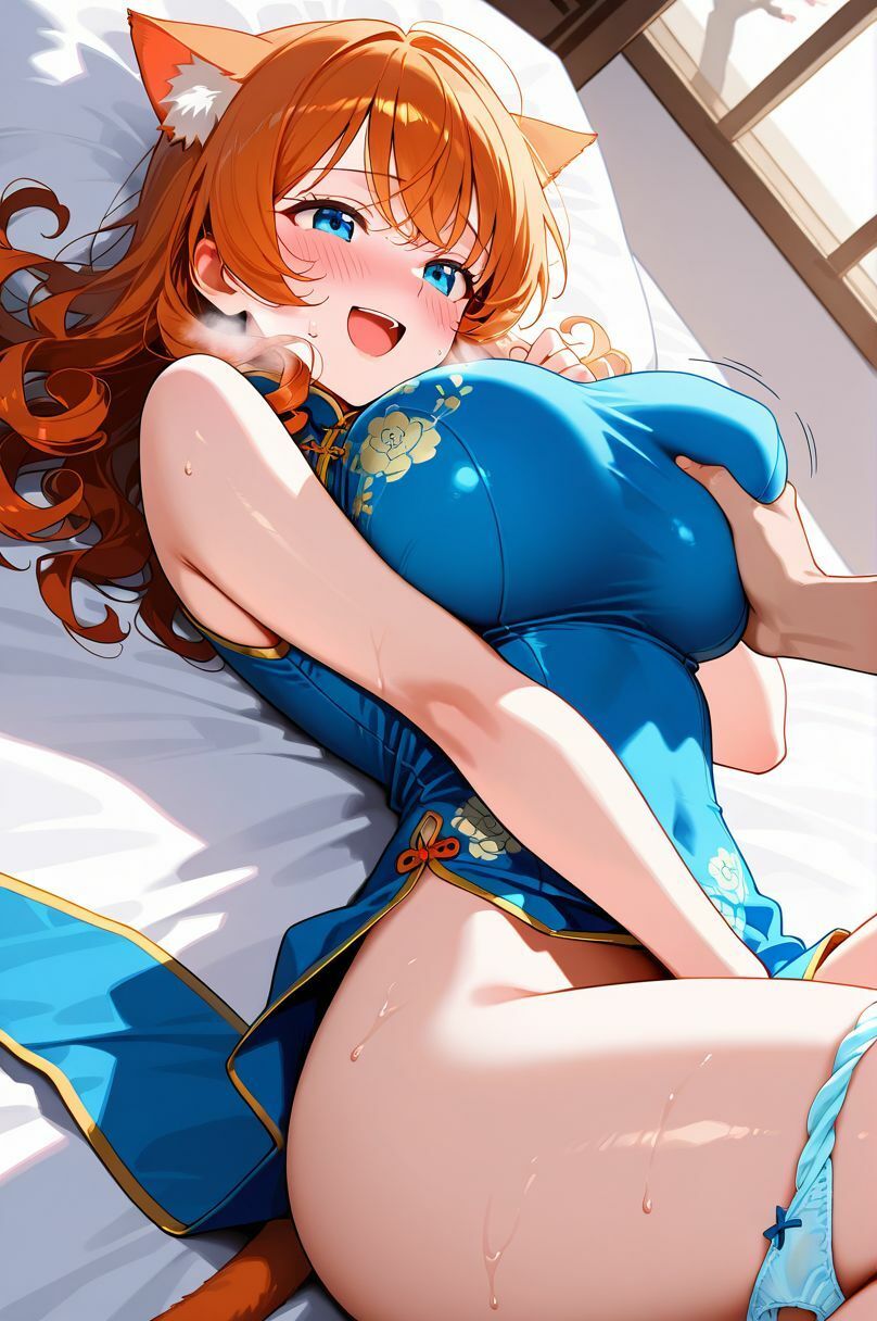 サンプル画像3:けも☆ラボ記録    〜けも耳チャイナ、脱ぎかけ注意報〜(けも☆ラボ記録) [d_614093]