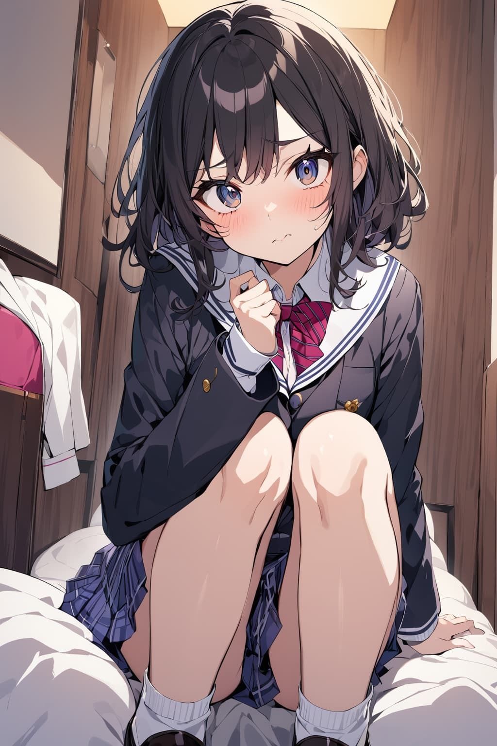 サンプル画像1:生意気女子校生  恥じらいセックス(シロ) [d_614096]