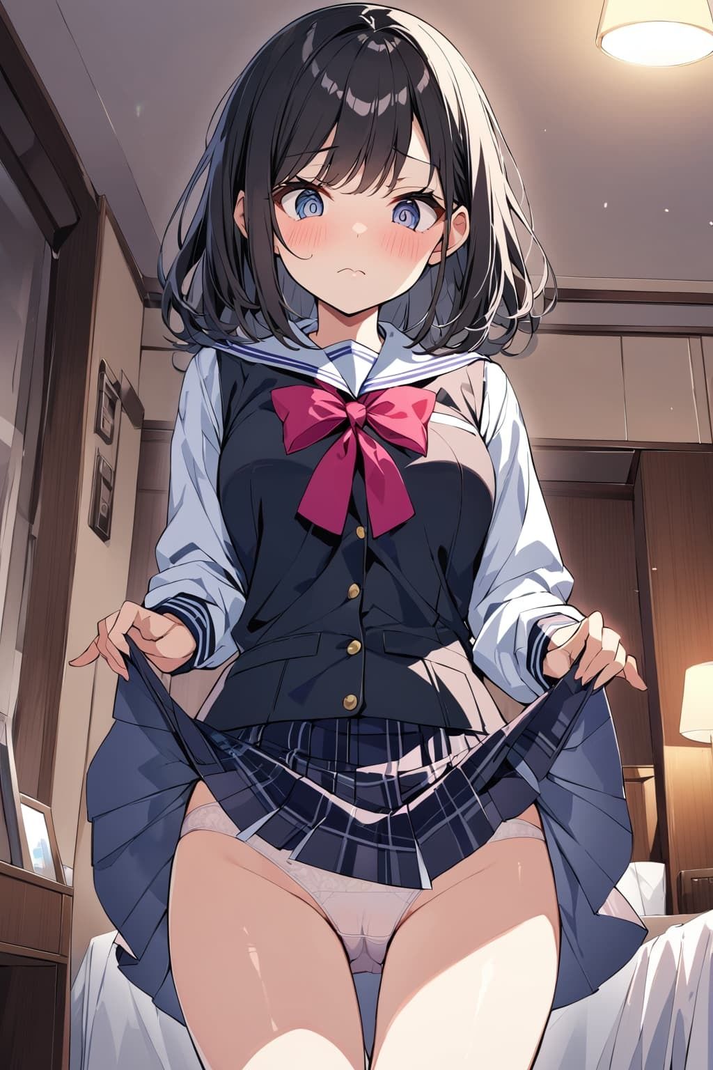 サンプル画像2:生意気女子校生  恥じらいセックス(シロ) [d_614096]