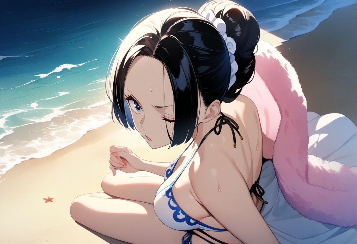 サンプル画像5:ワ◯ピース  ボ◯・ハン◯ックグラビア画像集(ぱーぷるびーとすたじお) [d_614226]