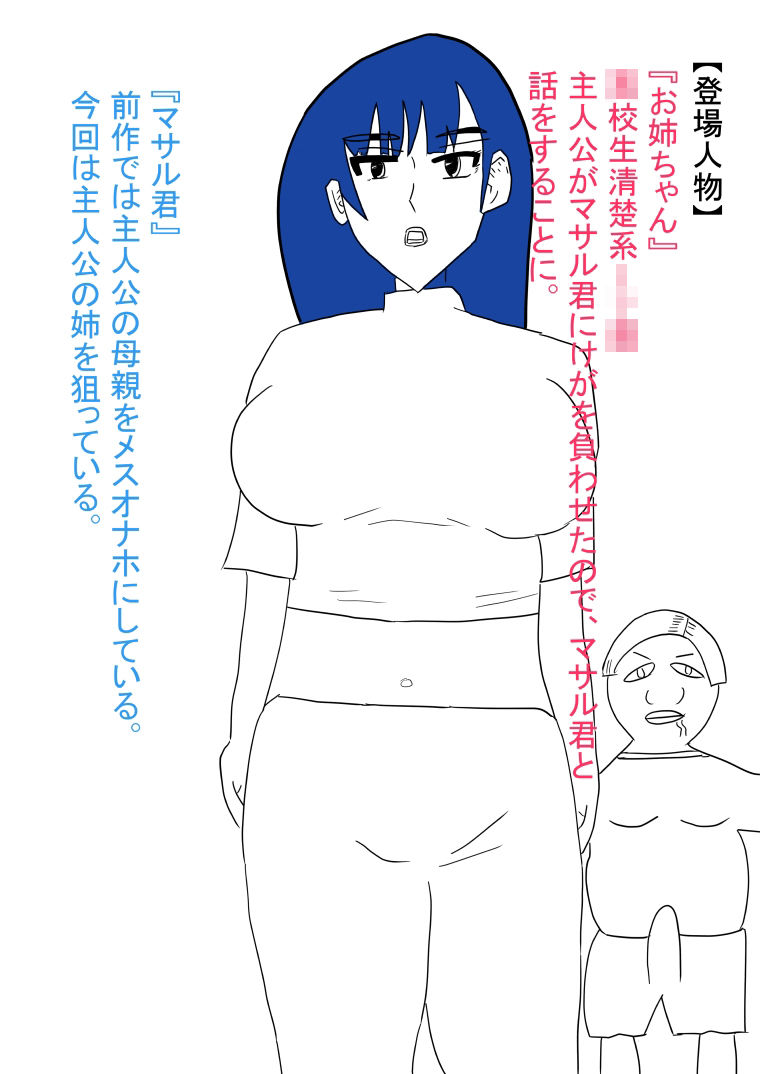 姉が犯●れ、雌オナホにされる。 画像1