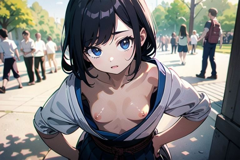 サンプル画像5:最新のトレンドはおっぱいまるだし？！和風ファッションな女の子達！3(はるはるぽん) [d_614303]