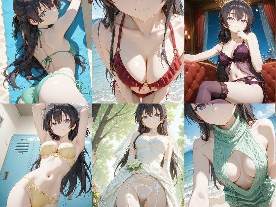 【人の海】同人CG・AI『「時々ボソッとロシア語でデレる隣のアーリャさん」周防有希セクシー写真集16（全500枚）』