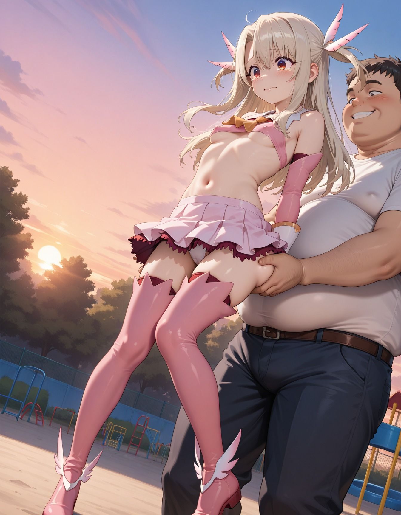 サンプル画像2:キモオタ達に犯●れた魔法少女(ぽりっしゅ本舗) [d_614394]