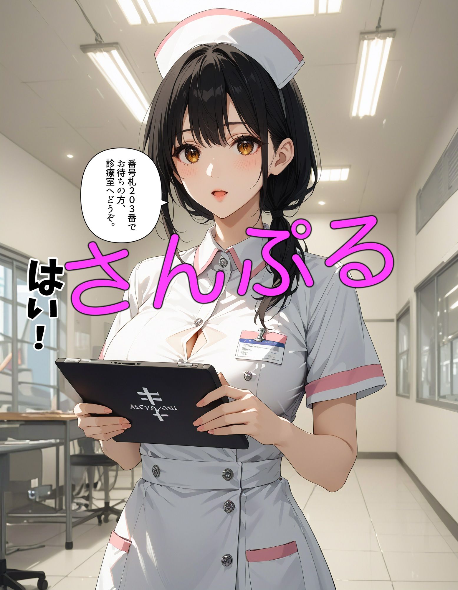 サンプル画像5:若妻ナース孕ませ監禁 ―村の掟・夫の前で集団NTR―(ももりんご) [d_614447]