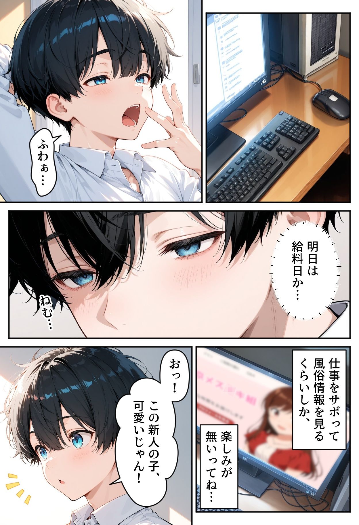 サンプル画像4:お嬢様は理性を守れない(AI天獄) [d_614450]