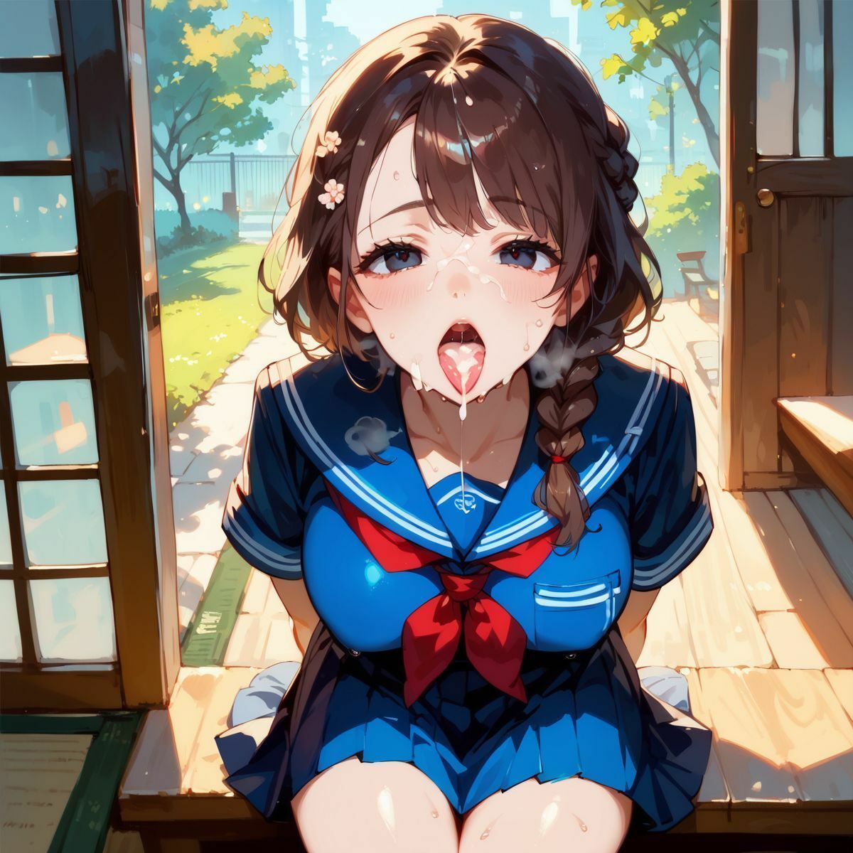 放課後欲情巨乳●●と生ハメH vol.2【厳選CG256枚】8