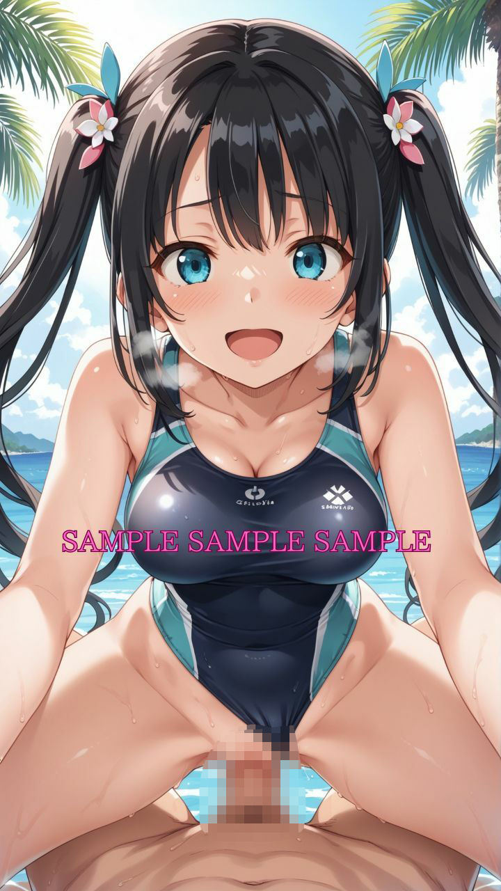 サンプル画像5:男女比1対10000の世界 競泳女子とセックスし放題でちんぽが乾く暇もないヤリ放題ハーレムライフ！！(TailorFetiAI-Pix) [d_614506]