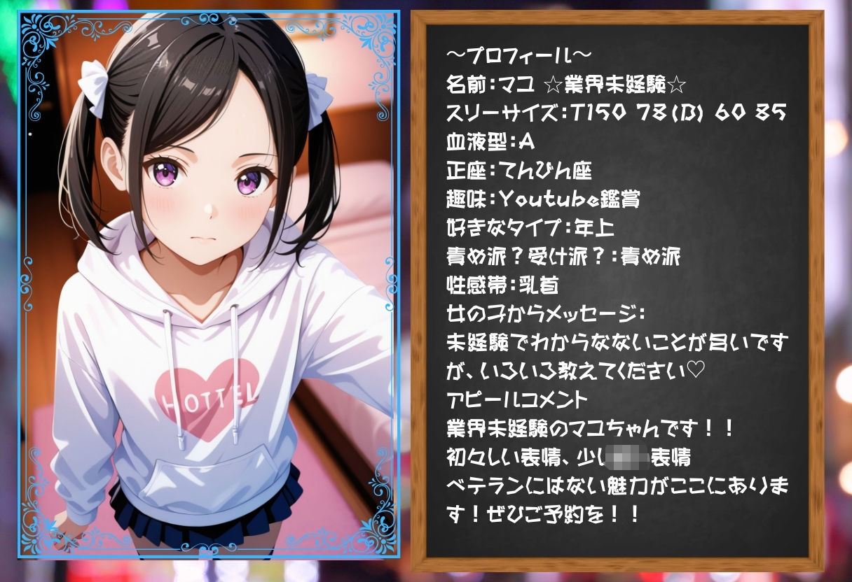 サンプル画像3:ロリっ娘風俗体験記〜冴えないオジサンの風俗日記〜(イナゴ) [d_614523]
