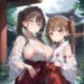 通り雨の中の美しき巫女たち2・200枚