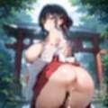 通り雨の中の美しき巫女たち2・200枚