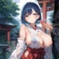通り雨の中の美しき巫女たち9・200枚